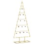 Árbol de Navidad de metal con soporte Dorado 90 cm en Decoración Festiva y Estacional | Comprar online en Foru.es