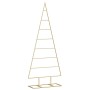 Árbol de Navidad de metal con soporte Dorado 125 cm en Decoración Festiva y Estacional | Comprar online en Foru.es