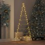 Árbol de Navidad de metal con soporte Dorado 125 cm en Decoración Festiva y Estacional | Comprar online en Foru.es