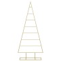 Árbol de Navidad de metal con soporte Dorado 125 cm en Decoración Festiva y Estacional | Comprar online en Foru.es