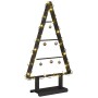 Árbol de Navidad de metal con soporte Negro 60 cm Acero en Decoración Festiva y Estacional | Comprar online en Foru.es