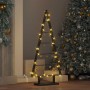 Árbol de Navidad de metal con soporte Negro 90 cm Acero en Decoración Festiva y Estacional | Comprar online en Foru.es