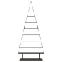Árbol de Navidad de metal con soporte Negro 125 cm Acero en Decoración Festiva y Estacional | Comprar online en Foru.es