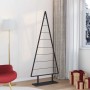 Árbol de Navidad de metal con soporte Negro 180 cm Acero en Decoración Festiva y Estacional | Comprar online en Foru.es