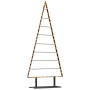 Árbol de Navidad de metal con soporte Negro 180 cm Acero en Decoración Festiva y Estacional | Comprar online en Foru.es
