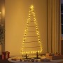 Árbol de Navidad de metal con soporte Negro 180 cm Acero en Decoración Festiva y Estacional | Comprar online en Foru.es