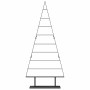 Árbol de Navidad de metal con soporte Negro 180 cm Acero en Decoración Festiva y Estacional | Comprar online en Foru.es