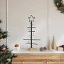 Árbol de Navidad de metal con soporte Negro 60 cm en Decoración Festiva y Estacional | Comprar online en Foru.es