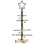 Árbol de Navidad de metal con soporte Negro 60 cm en Decoración Festiva y Estacional | Comprar online en Foru.es