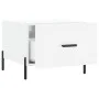 Engineered wood white gloss coffee table 50x50x40 cm by vidaXL, Coffee table - Ref: Foro24-829416, Price: 43,74 €, Discount: %