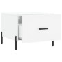 Mesa de centro madera de ingeniería brillo blanco 50x50x40 cm de vidaXL, Mesas de centro - Ref: Foro24-829416, Precio: 43,74 ...