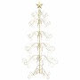 Árbol de Navidad de metal con soporte Dorado 150 cm en Decoración Festiva y Estacional | Comprar online en Foru.es