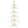 Árbol de Navidad de metal con soporte Dorado 150 cm en Decoración Festiva y Estacional | Comprar online en Foru.es