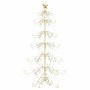 Árbol de Navidad de metal con soporte Dorado 180 cm en Decoración Festiva y Estacional | Comprar online en Foru.es