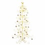 Árbol de Navidad de metal con soporte Dorado 180 cm en Decoración Festiva y Estacional | Comprar online en Foru.es