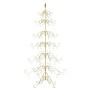 Árbol de Navidad de metal con soporte Dorado 180 cm en Decoración Festiva y Estacional | Comprar online en Foru.es