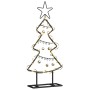 Árbol de Navidad de metal con soporte Negro 60 cm Acero en Decoración Festiva y Estacional | Comprar online en Foru.es