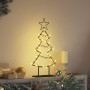 Árbol de Navidad de metal con soporte Negro 60 cm Acero en Decoración Festiva y Estacional | Comprar online en Foru.es