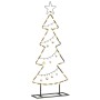 Árbol de Navidad de metal con soporte Negro 90 cm Acero en Decoración Festiva y Estacional | Comprar online en Foru.es