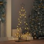 Árbol de Navidad de metal con soporte Negro 90 cm Acero en Decoración Festiva y Estacional | Comprar online en Foru.es