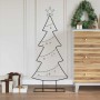 Árbol de Navidad de metal con soporte Negro 125 cm Acero en Decoración Festiva y Estacional | Comprar online en Foru.es