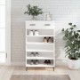 Zapatero madera de ingeniería blanco 60x35x105 cm de vidaXL, Armarios y almacenamiento - Ref: Foro24-829628, Precio: 60,91 €,...