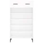 Zapatero madera de ingeniería blanco 60x35x105 cm de vidaXL, Armarios y almacenamiento - Ref: Foro24-829628, Precio: 60,46 €,...