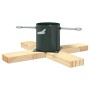 Soporte para Árbol de Navidad 1.73 Verde 50 x 50 x 16 cm en Decoración Festiva y Estacional | Comprar online en Foru.es