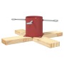 Soporte para Árbol de Navidad 1.73 Rojo 50 x 50 x 16 cm en Decoración Festiva y Estacional | Comprar online en Foru.es