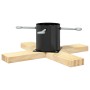 Soporte para Árbol de Navidad 1.73 Negro 50 x 50 x 16 cm en Decoración Festiva y Estacional | Comprar online en Foru.es