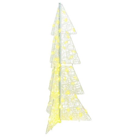 Árbol de Navidad con 100 LED Cálido 120 cm Acrílico en Decoración Festiva y Estacional | Comprar online en Foru.es