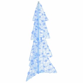 Árbol de Navidad con 100 LED Azul 120 cm Acrílico en Decoración Festiva y Estacional | Comprar online en Foru.es