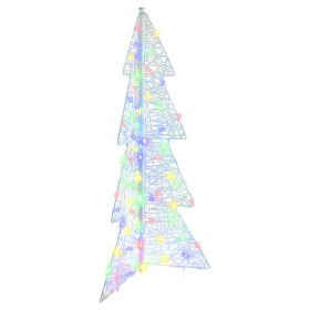 Árbol de Navidad con 100 LED Multicolor 120 cm Acrílico en Decoración Festiva y Estacional | Comprar online en Foru.es