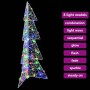 Árbol de Navidad con 100 LED Multicolor 120 cm Acrílico en Decoración Festiva y Estacional | Comprar online en Foru.es