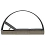 Tumbona con toldo redondo ratán sintético gris 211x57x140 cm de vidaXL, Tumbonas - Ref: Foro24-319643, Precio: 173,24 €, Desc...