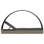 Tumbona con toldo redondo ratán sintético gris 211x57x140 cm de vidaXL, Tumbonas - Ref: Foro24-319643, Precio: 169,97 €, Desc...
