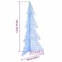 Árbol de Navidad con 240 LED Azul 180 cm Acrílico en Decoración Festiva y Estacional | Comprar online en Foru.es