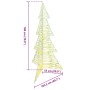 Árbol de Navidad con 240 LED Cálido 180 cm PET en Decoración Festiva y Estacional | Comprar online en Foru.es
