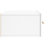 Mesitas de noche de pared 2 uds blanco 35x35x20 cm de vidaXL, Taquillas y armarios de almacenamiento - Ref: Foro24-829789, Pr...
