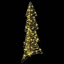 Árbol de Navidad con 100 LED Cálido 120 cm Ratán en Decoración Festiva y Estacional | Comprar online en Foru.es