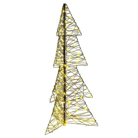 Árbol de Navidad con 160 LED Cálido 150 cm Ratán en Decoración Festiva y Estacional | Comprar online en Foru.es