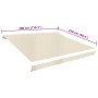 Toldo de lona color crema 3x2,5 m sin armazón en Toldos | Comprar online en Foru.es