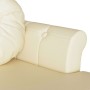 Banco Chesterfield Crema 120.5 x 65 x 75 cm Cuero sintético en Bancos | Comprar online en Foru.es