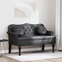 Banco Chesterfield Negro 120.5 x 65 x 75 cm Cuero sintético en Bancos | Comprar online en Foru.es
