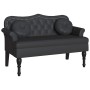Banco Chesterfield Negro 120.5 x 65 x 75 cm Cuero sintético en Bancos | Comprar online en Foru.es
