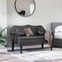 Banco Chesterfield Negro 120.5 x 65 x 75 cm Cuero sintético en Bancos | Comprar online en Foru.es