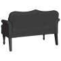 Banco Chesterfield Negro 120.5 x 65 x 75 cm Cuero sintético en Bancos | Comprar online en Foru.es