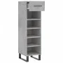 Zapatero madera de ingeniería gris hormigón 30x35x105 cm de vidaXL, Armarios y almacenamiento - Ref: Foro24-829704, Precio: 6...