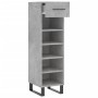 Zapatero madera de ingeniería gris hormigón 30x35x105 cm de vidaXL, Armarios y almacenamiento - Ref: Foro24-829704, Precio: 6...