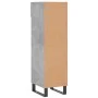 Zapatero madera de ingeniería gris hormigón 30x35x105 cm de vidaXL, Armarios y almacenamiento - Ref: Foro24-829704, Precio: 6...